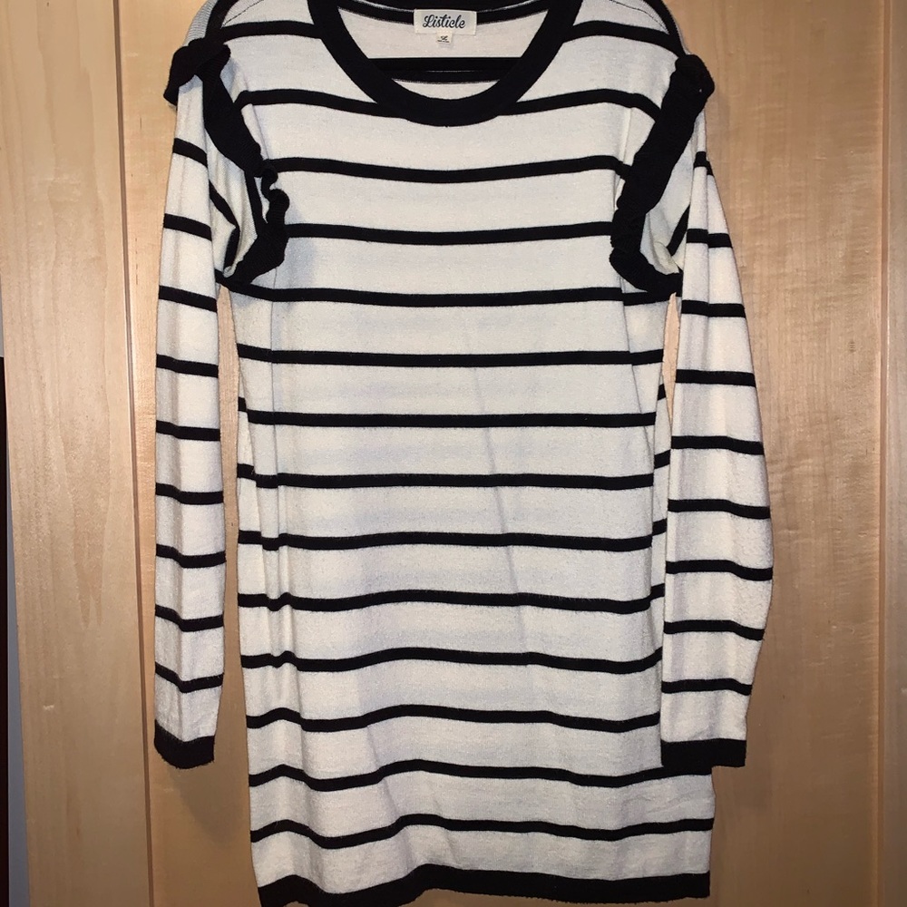 Striped Sweater Dress